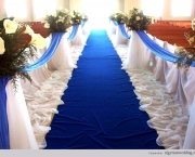 Blue Church Wedding Decorations